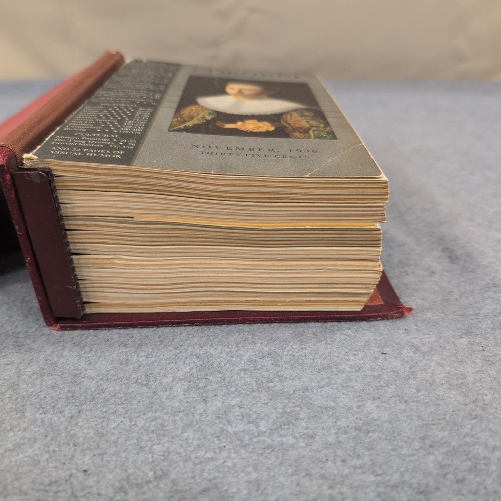 Vintage Nov. 1936 - April 1937 Coronet Bound Magazines Maroon Cloth - Picture 4 of 4